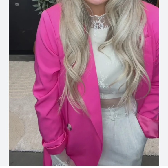 Heyson NWT Pink Blazer Jacket - Picture 10 of 16